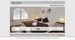 Desktop Screenshot of hotelplazalondres.cl